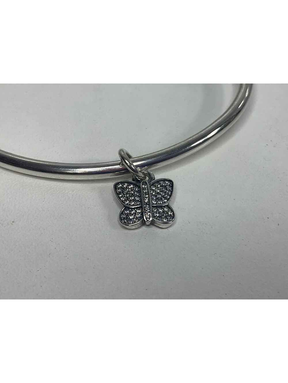 Pandora Sparkling Butterfly Dangle Charm